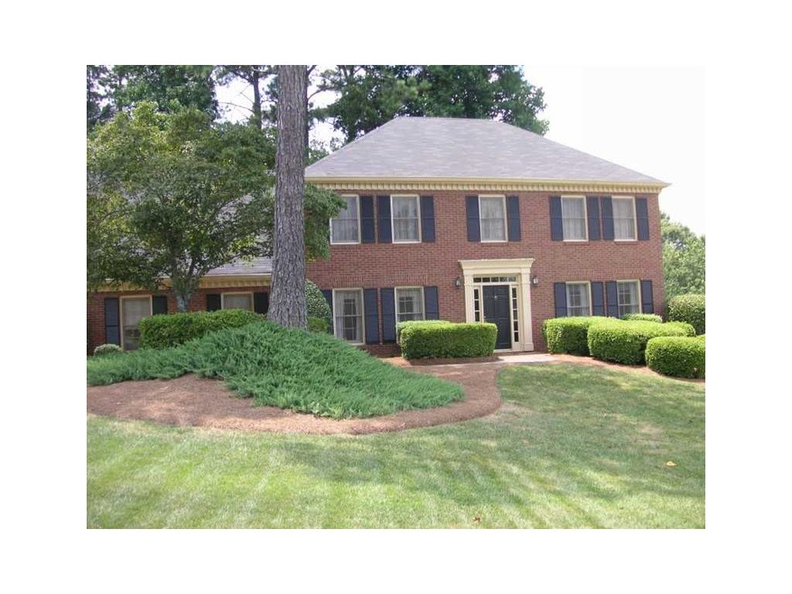 Exterior Front. Beautiful 3 sides brick traditiona