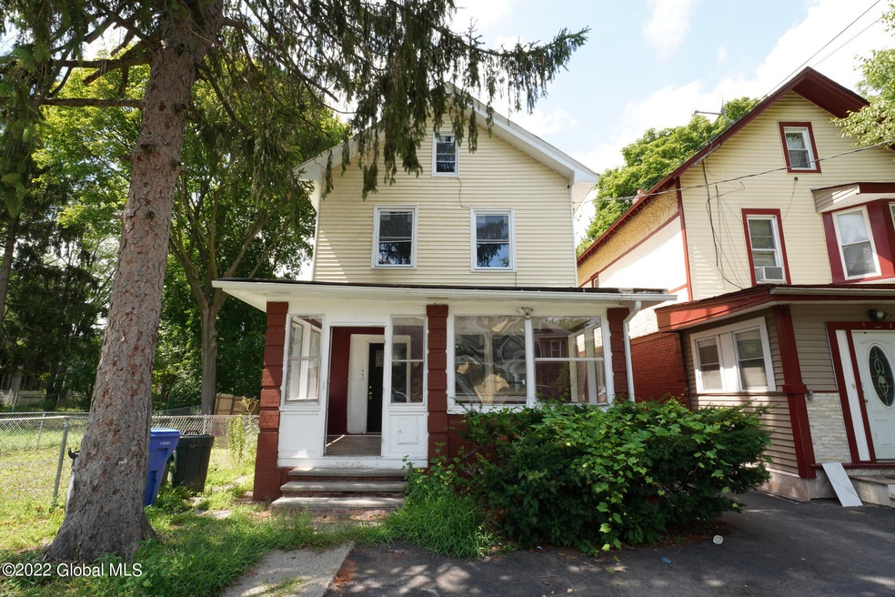 Front of houses