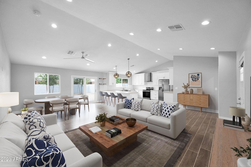 Virtual Staged Living Area