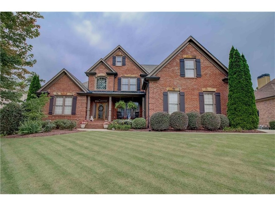 Custom two story home with 3 sides brick on gorgeo