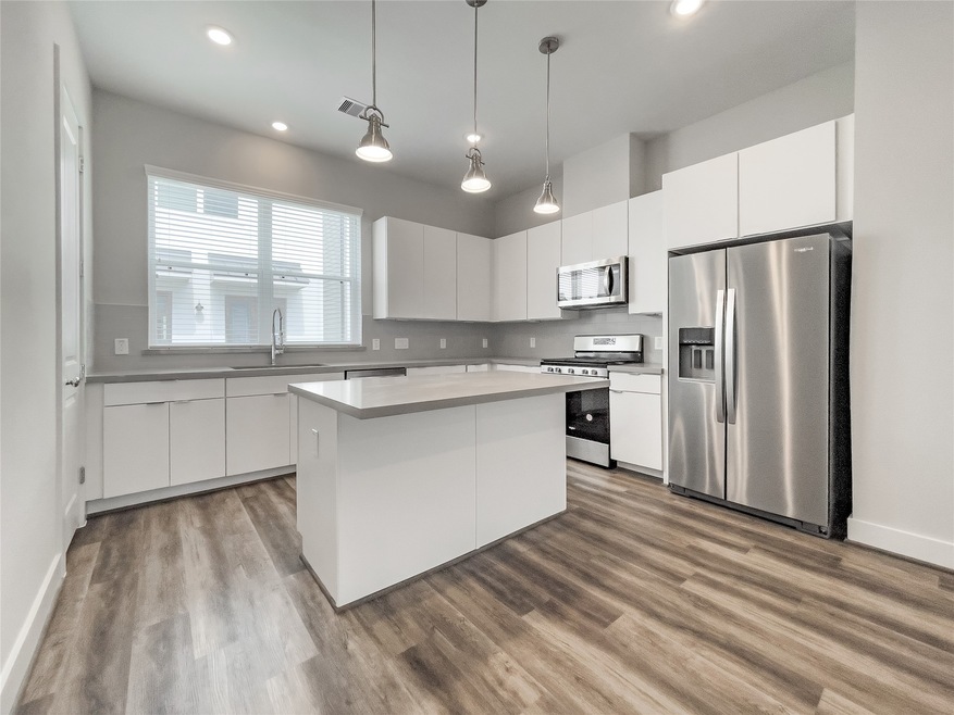 Second floor living kitchen.