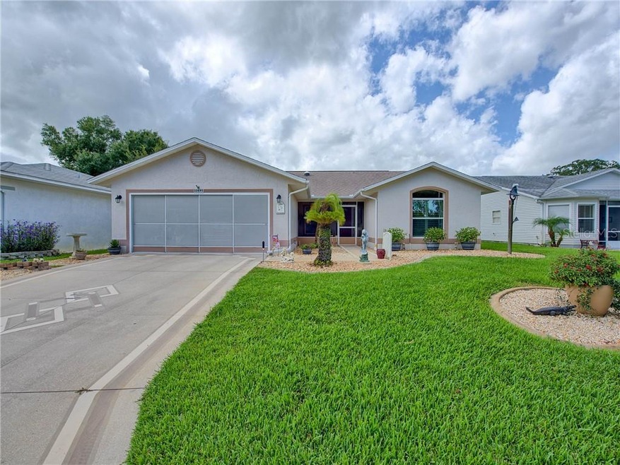 Beautiful home with a golf course view behind
