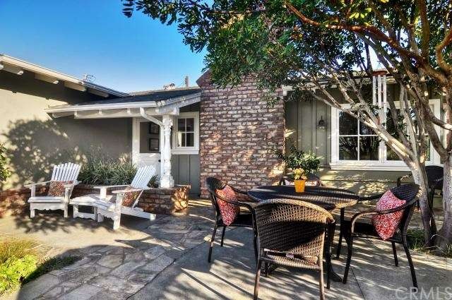 A front courtyard welcomes you home.