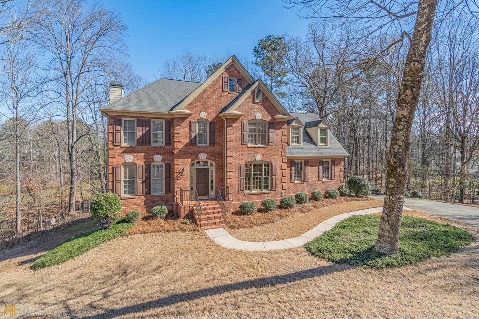 Stately brick home located in the heart of a cul-d