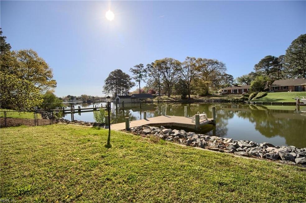 Dock with protected riprap