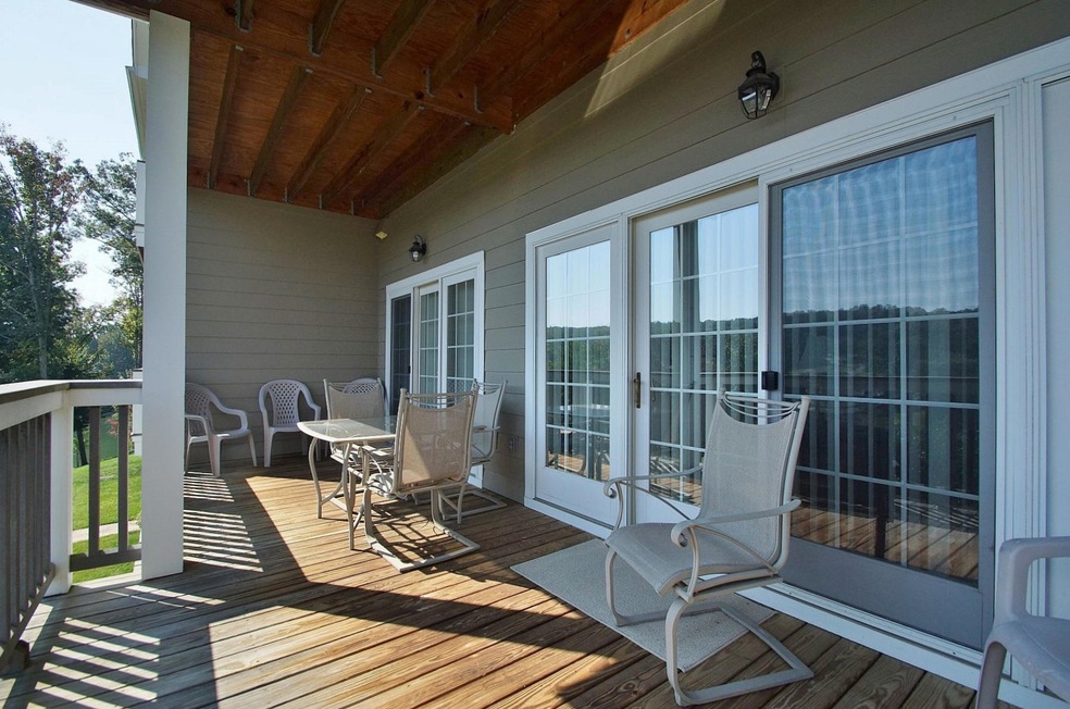 Deck Overlooking the lake