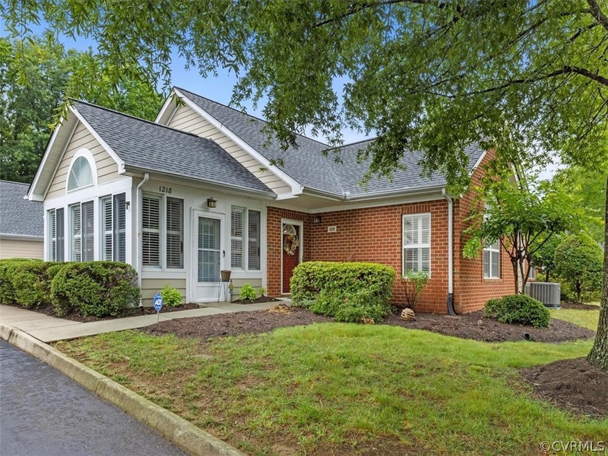 Maintenance free living, exterior and yard maintained by HOA.