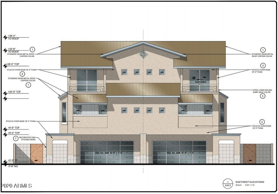 East-West Elevations