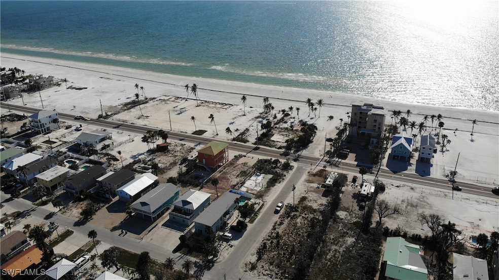 Bird's eye view featuring a view of the beach and