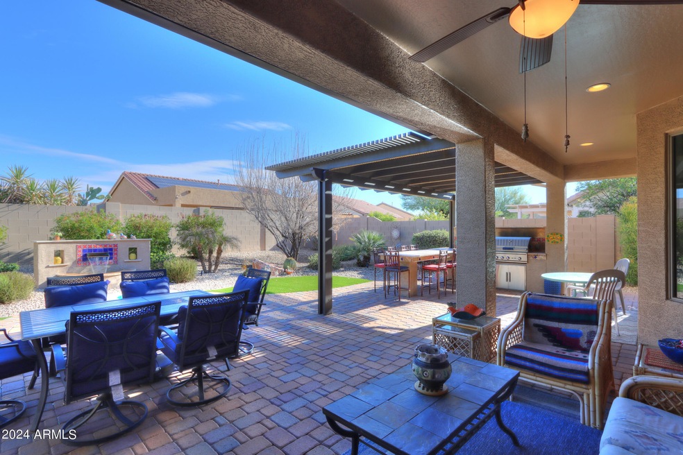 Extended paver patio