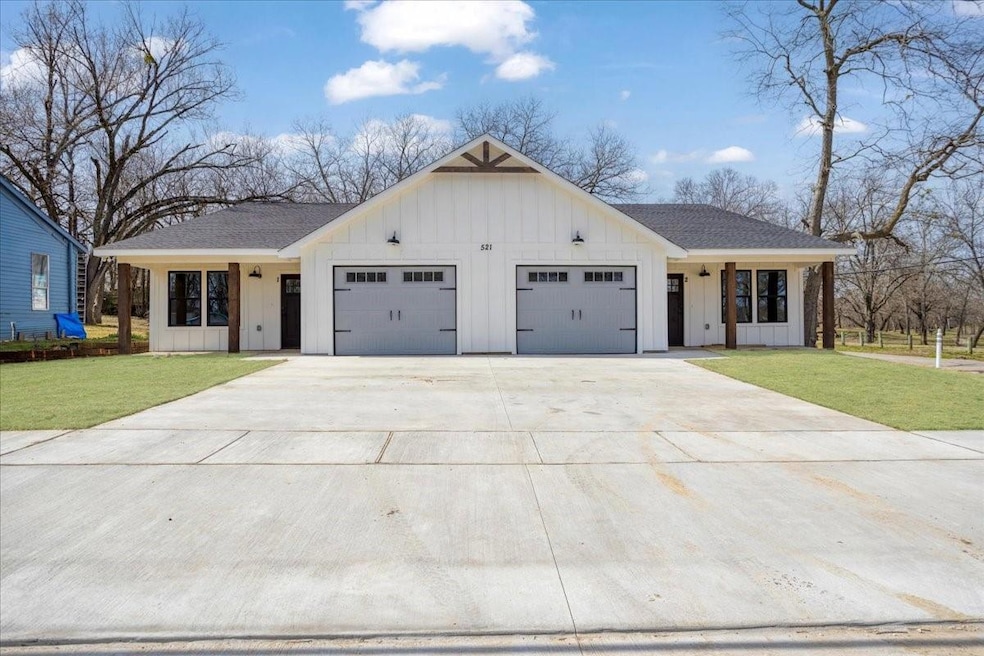 Front side of duplex