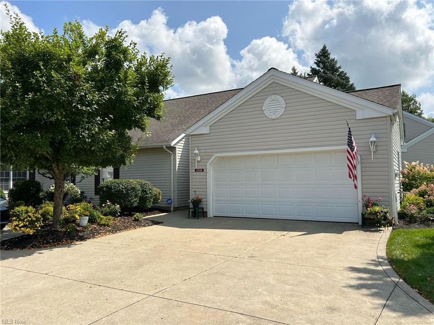 View of front of home with garage