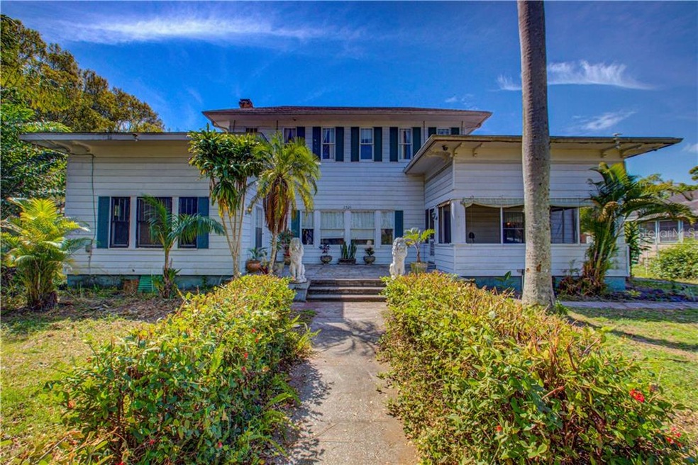 Front of the home. Originally built in 1923 by Dr.