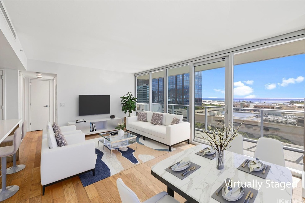 Living Room Virtual Staging