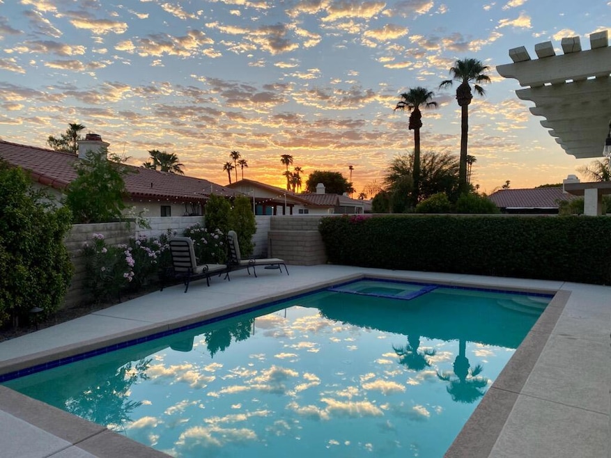 Pool with Morning Sunrise