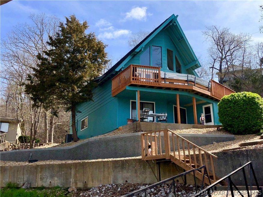 4 bedroom/3 bathroom A-Frame Lakefront home on the 3mm Big Niangua