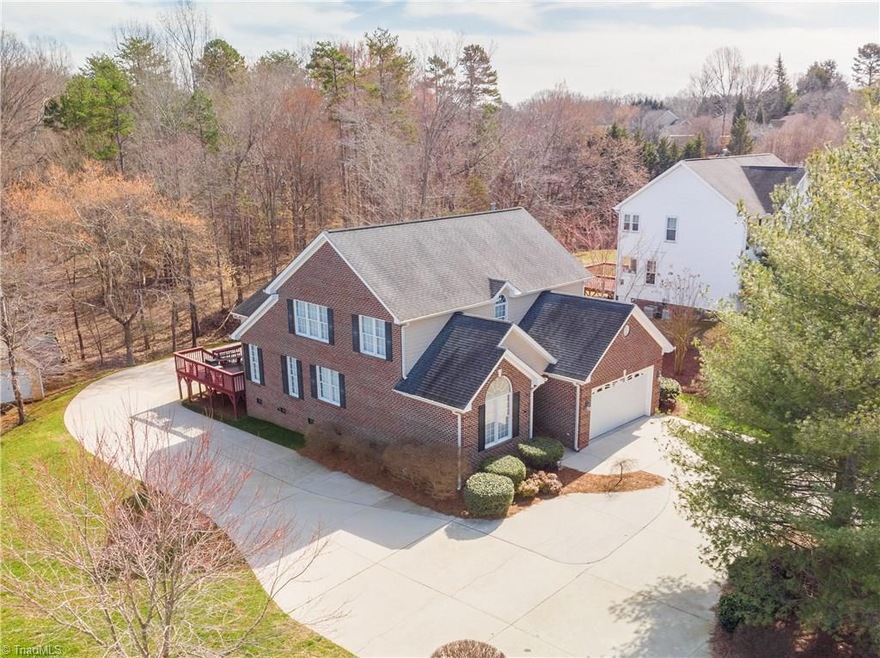 Huge home located on over an acre. Tons of Privacy