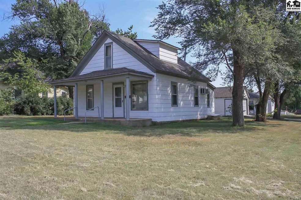 Front view of house facing north