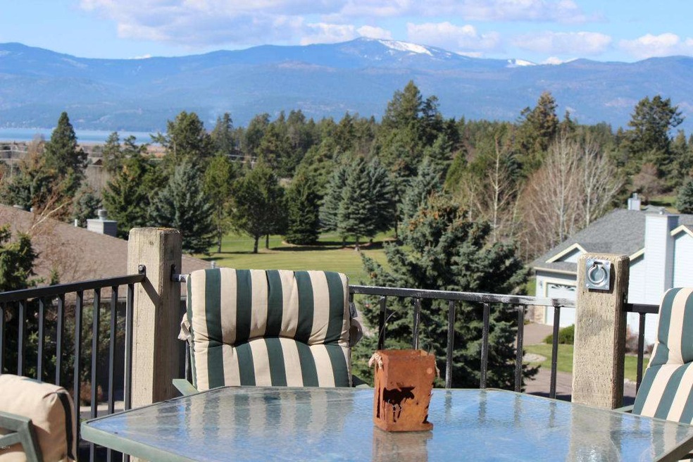 Views of Flathead Lake and Mtns