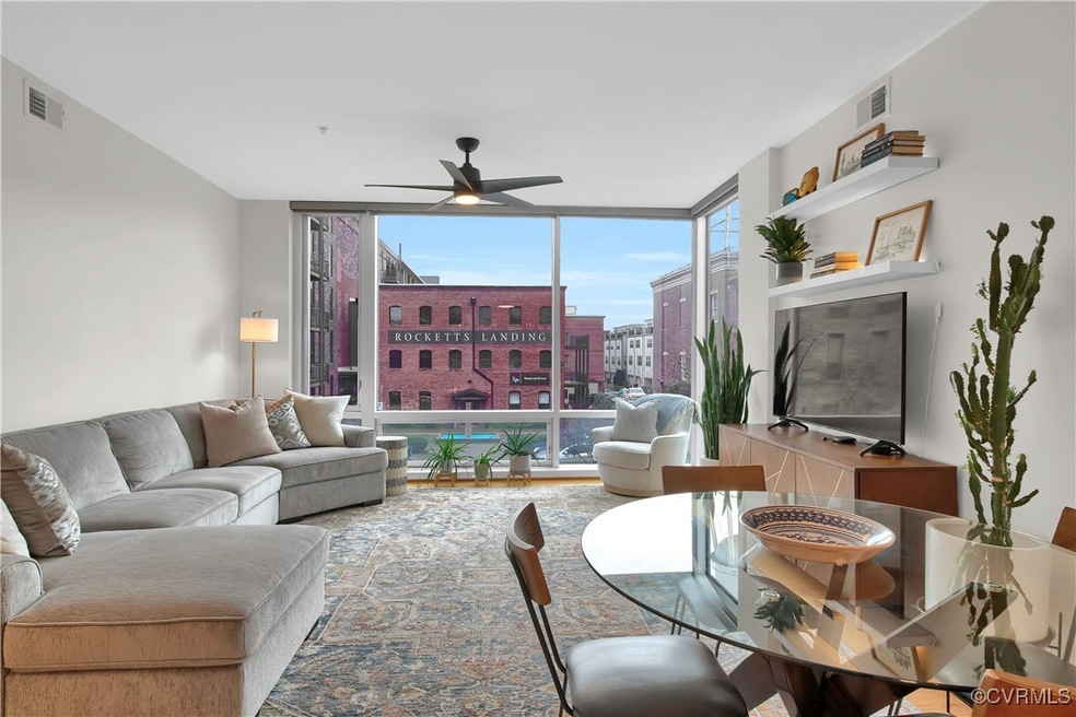 Floor to ceiling south-facing windows