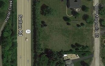 Aerial view  of lot