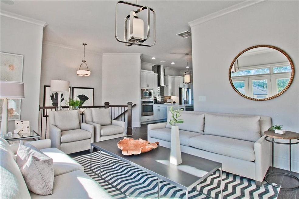 Sample picture of decorated model home.