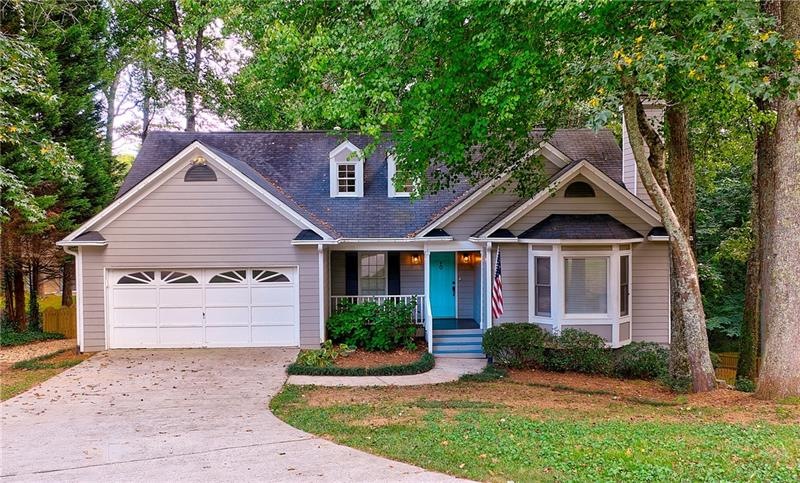 A little bit of Americana on a cul da sac.  This house oozes charm.