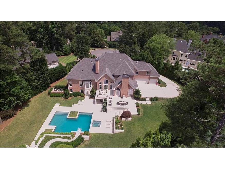 Resort like custom pool and wonderful rear grounds