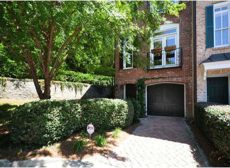 Exterior Front. All-brick end unit in amazing Buck