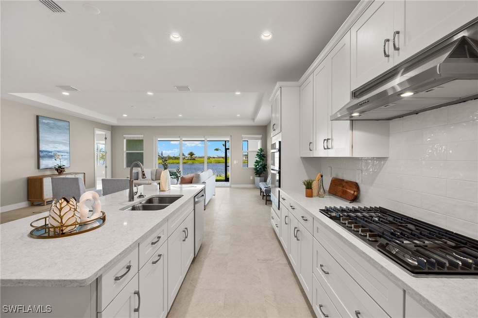 Open-concept floor plan