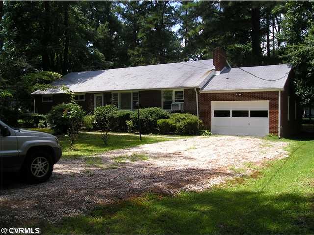 Exterior Front - Nice shady front yard and garage 