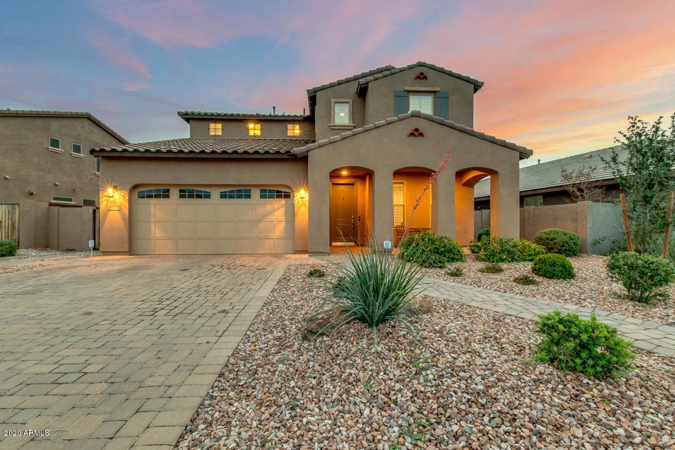 front of the home