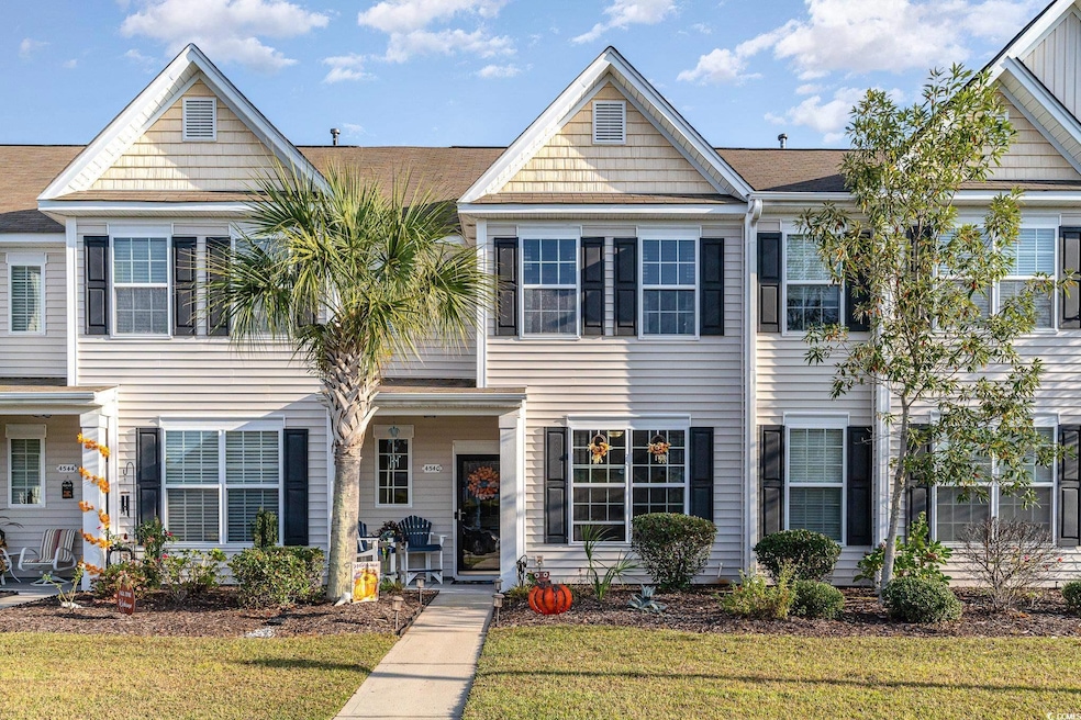View of front of house with a front lawn
