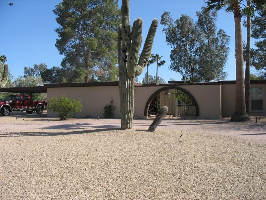 Front of home.