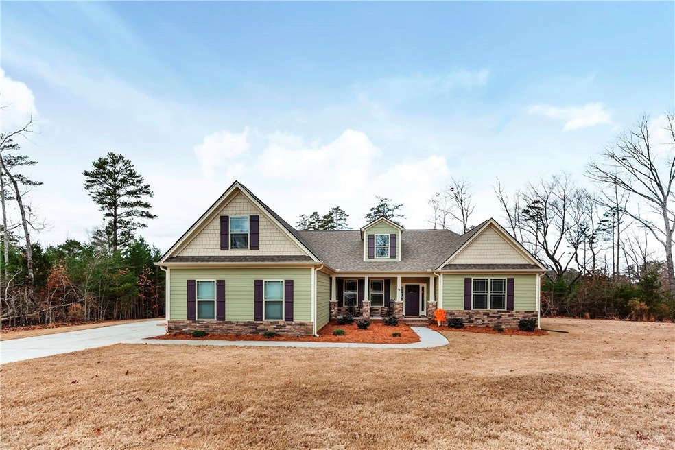 Hardy Board & Stone Custom Craftsman Style Home