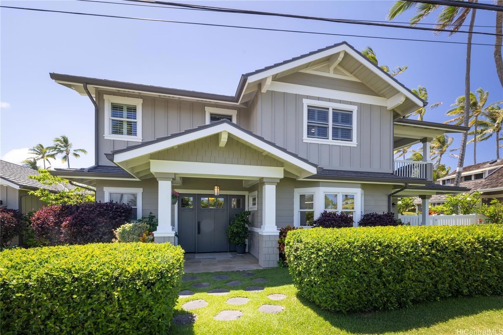 Front entrance. Craftsman style home.