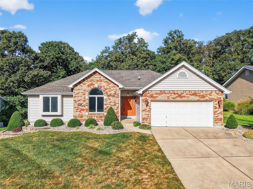 Ranch on 1.13 Acre Lot with Brick, Vinyl Siding and Two Car Garage