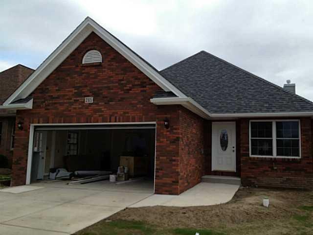 Exterior Front brick and siding exterior with cove