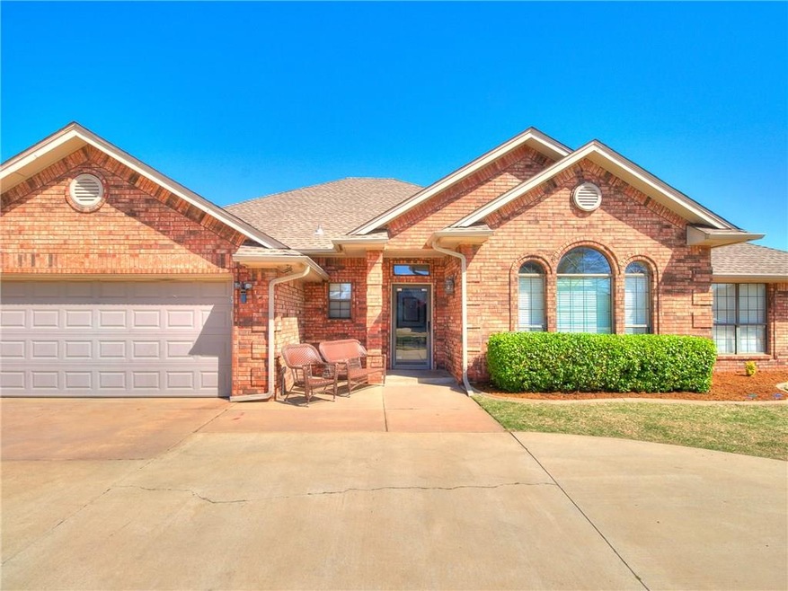 Front view of home.  Great curb appeal.  Circle dr