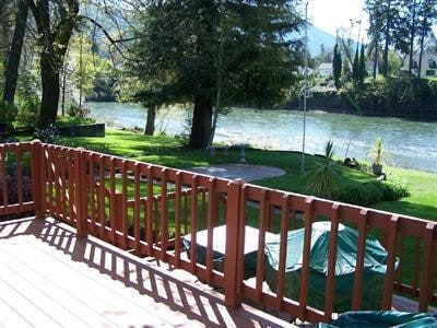 river view from deck
