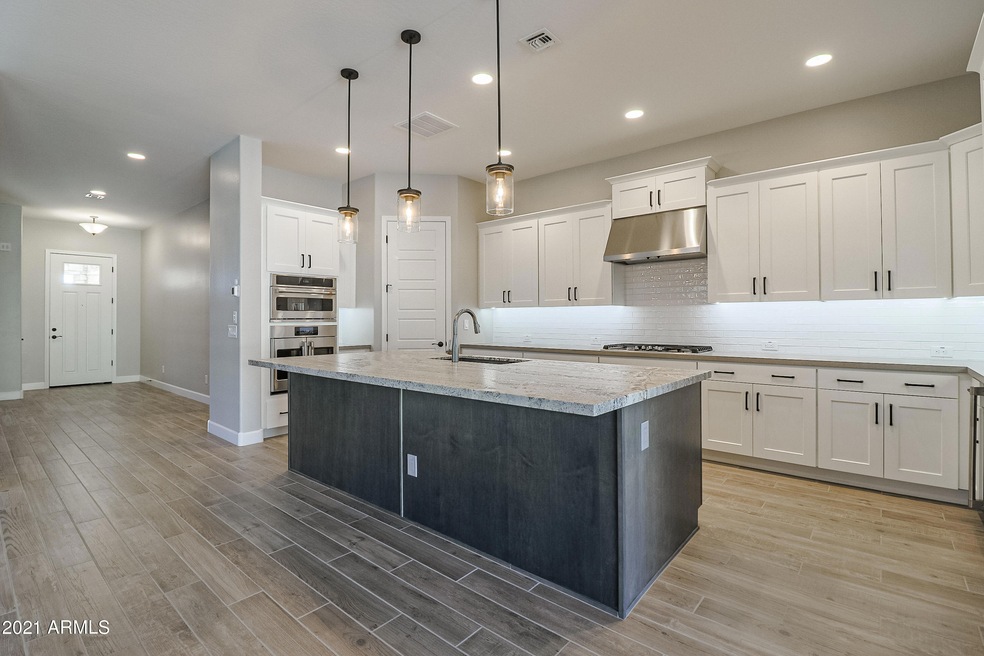 Kitchen with double ovens