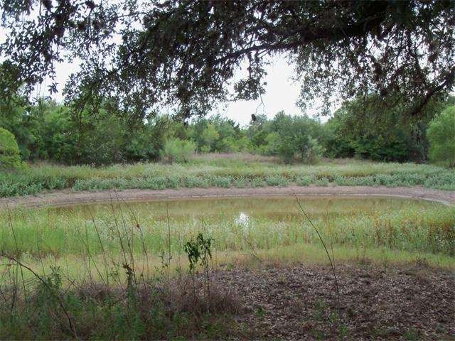 One of the two stock ponds. This one is still hold