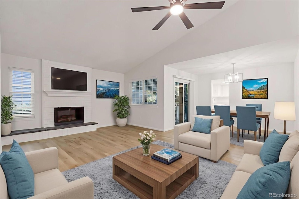 Spacious living room * Virtually staged