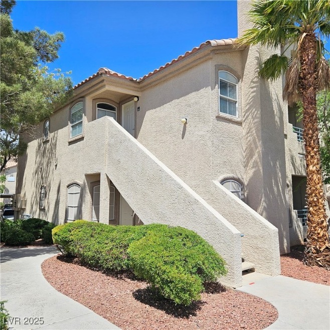 View of home's exterior featuring stucco siding an
