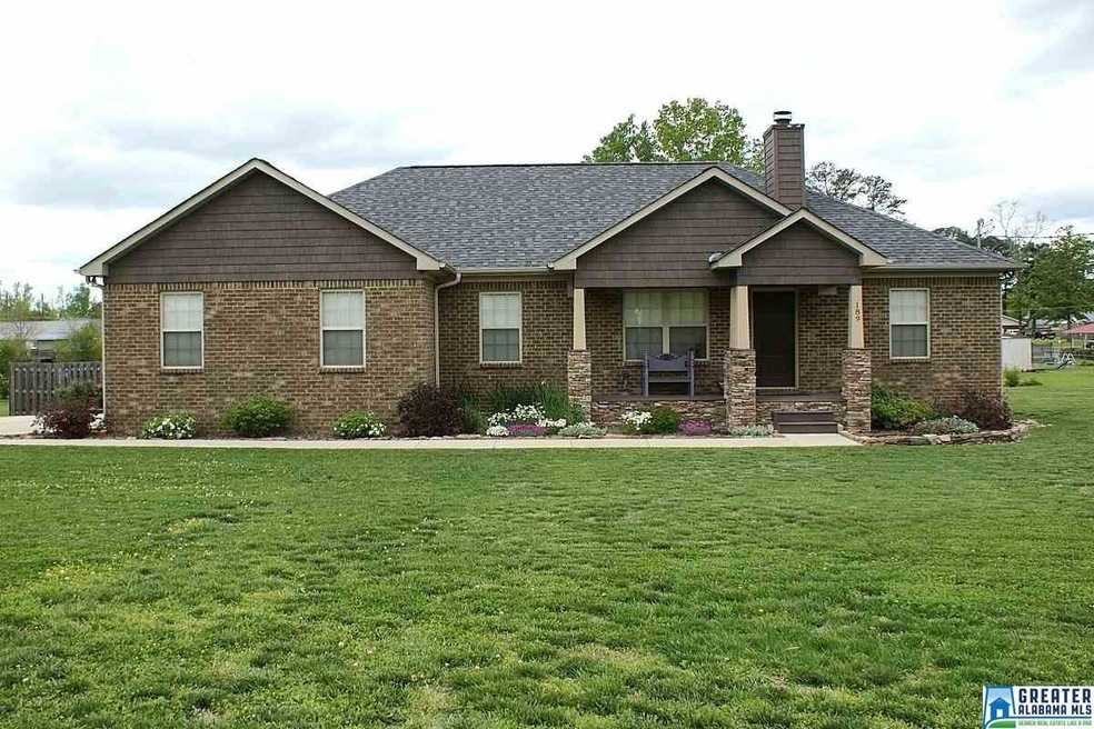 Full brick home on a large level lot that is fence