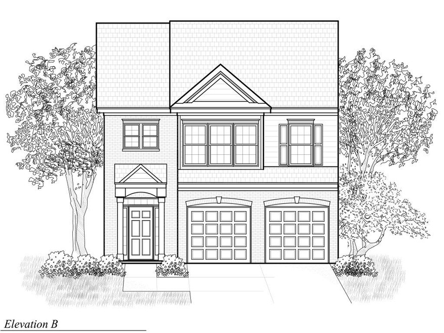 Black & White Rending of Plan & Elevation