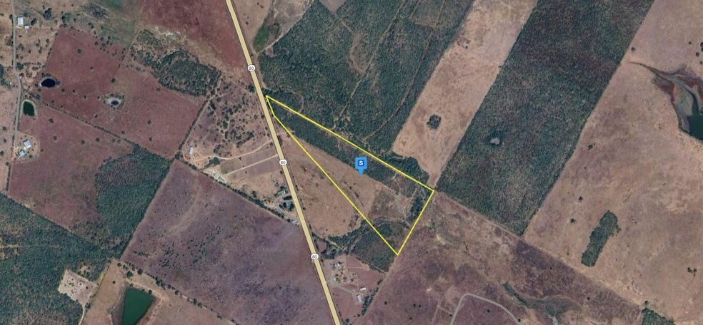 Map / location with property parcel outlined