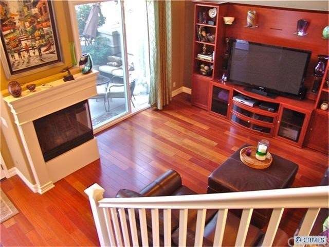 View of living room and front terrace...gorgeous h