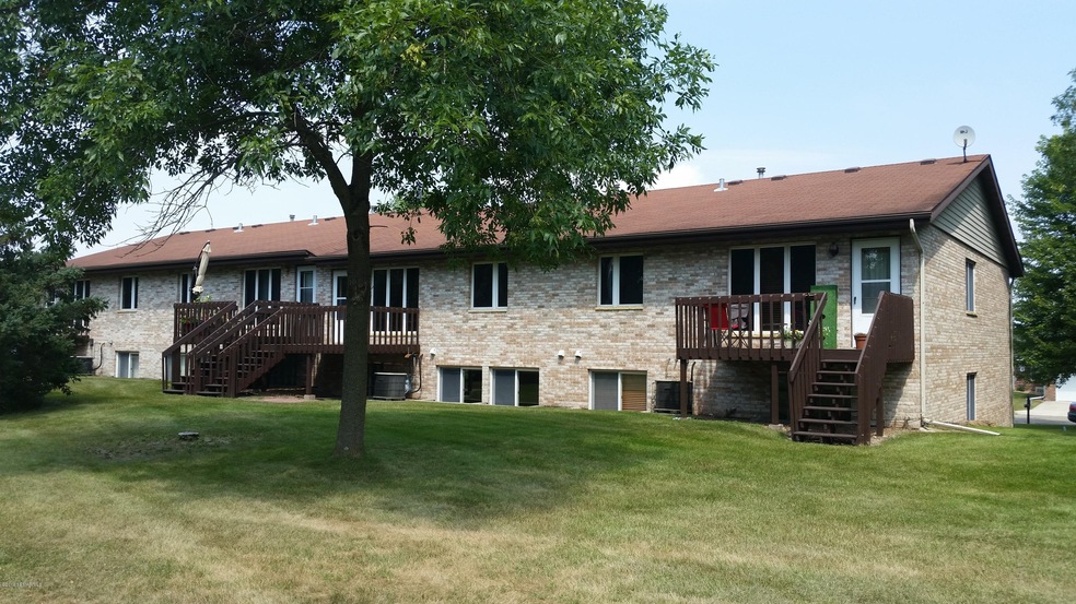 Rear of property
