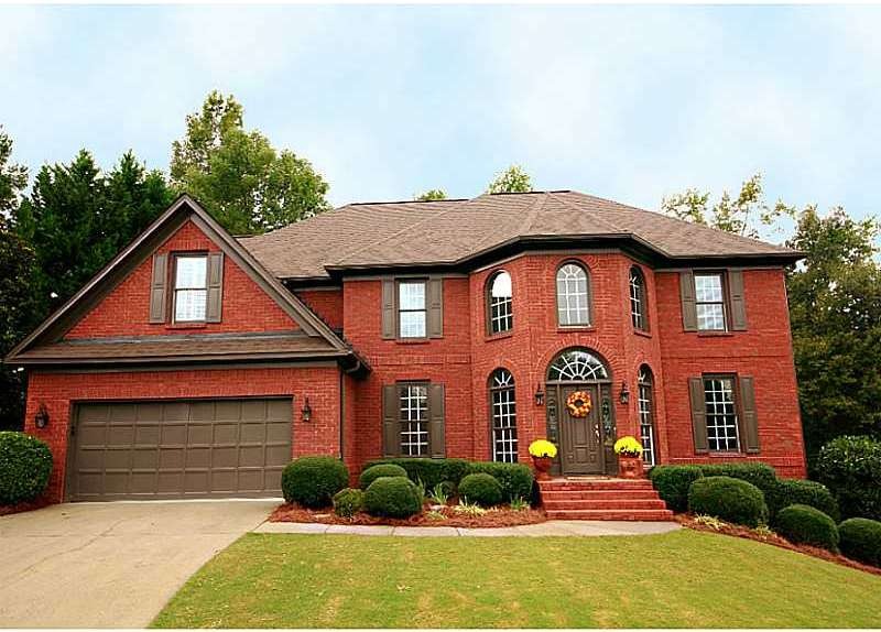 Exterior Front. Welcome Home!  Gorgeous 3 sided Br